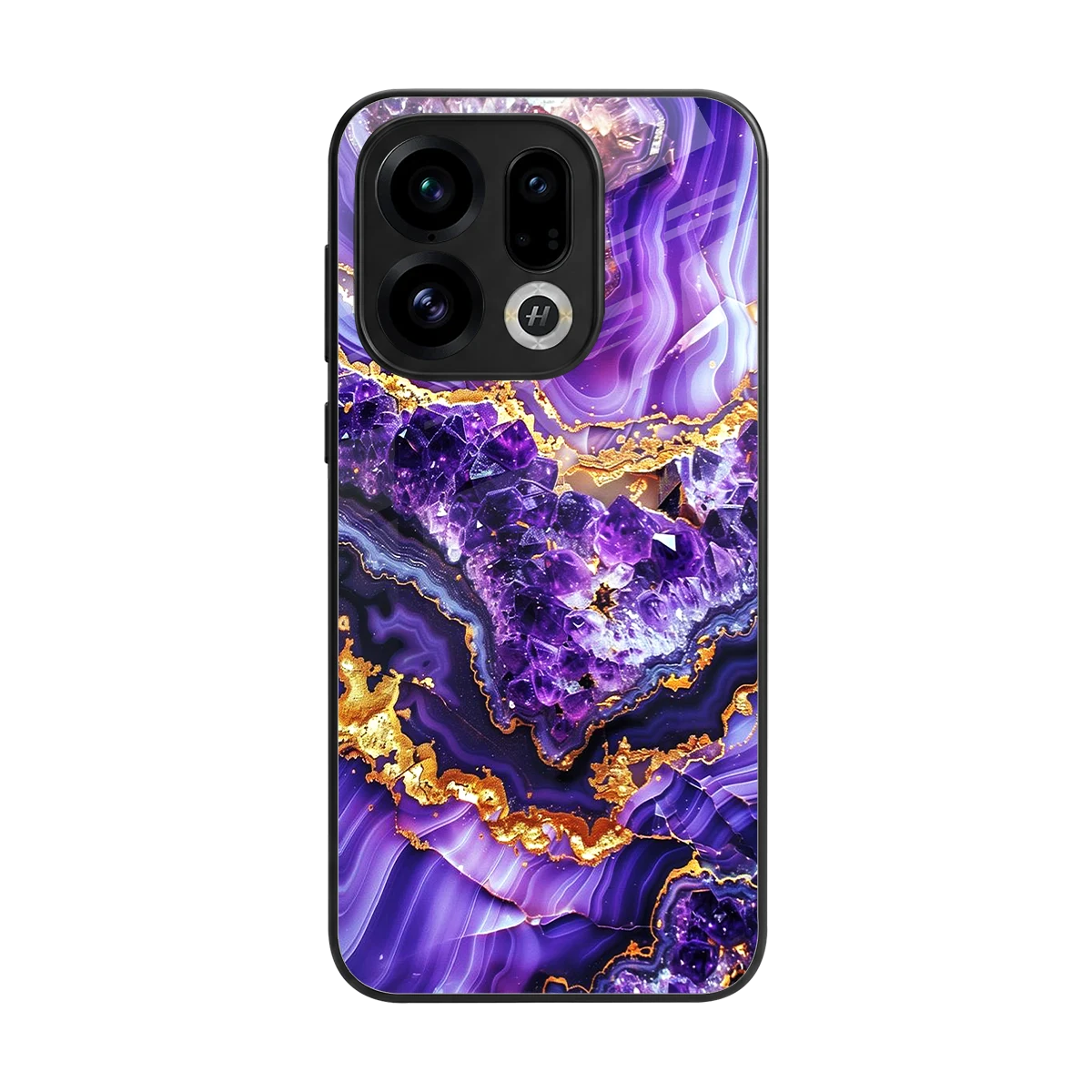 Purple Majesty back phone cover | glass case for oppo find x9