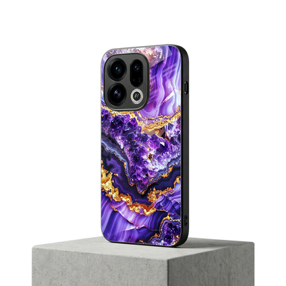Purple Majesty oppo find x9 mobile cover | shockproof glass phone case