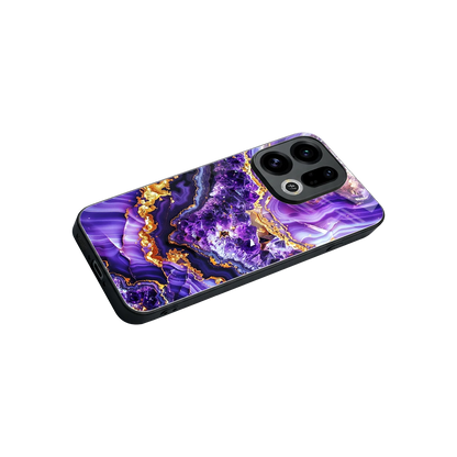 Purple Majesty stylish phone case for oppo find x9 | glossy glass and slim fit