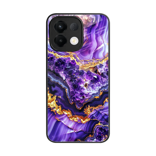 Purple Majesty back phone cover | glass case for oppo k13 5g