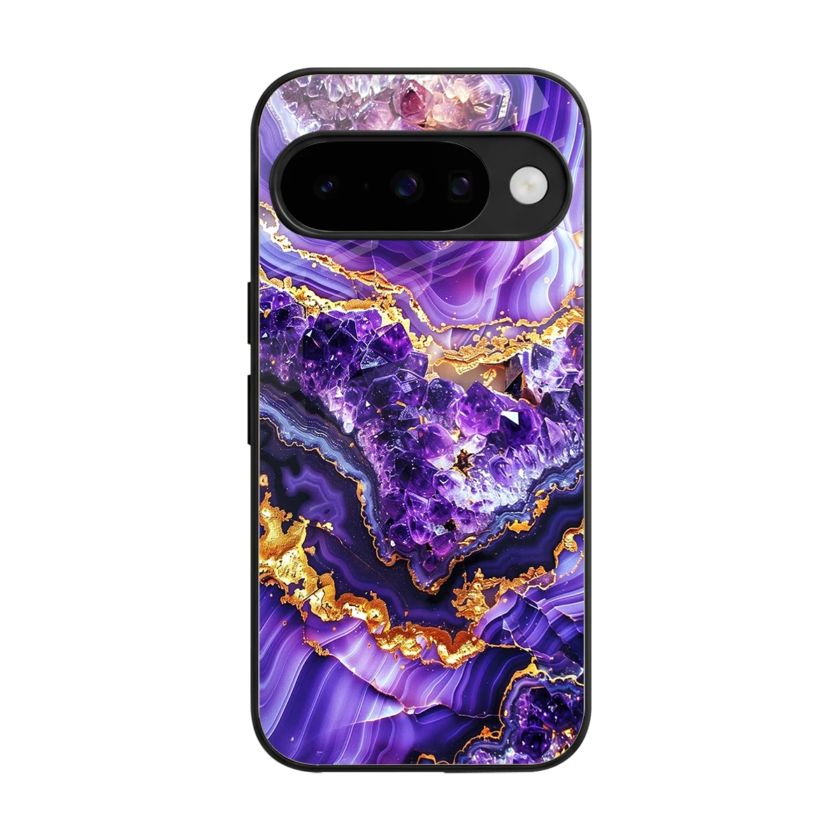 Purple Majesty back phone cover | glass case for google pixel 10