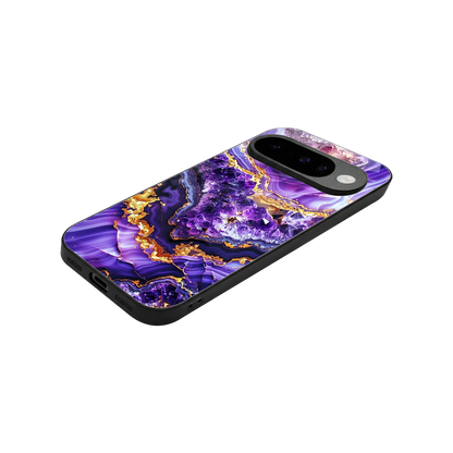 Purple Majesty stylish phone case for google pixel 10 | glossy glass and slim fit