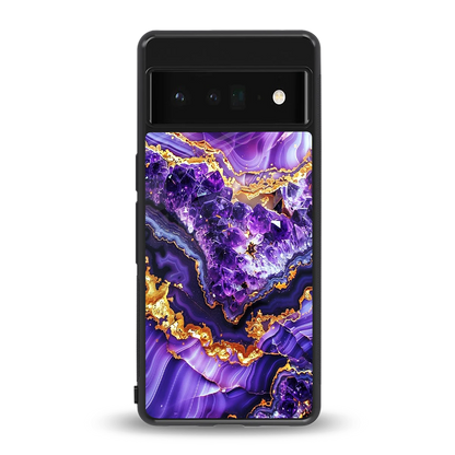 Purple Majesty back phone cover | glass case for google pixel 6 pro