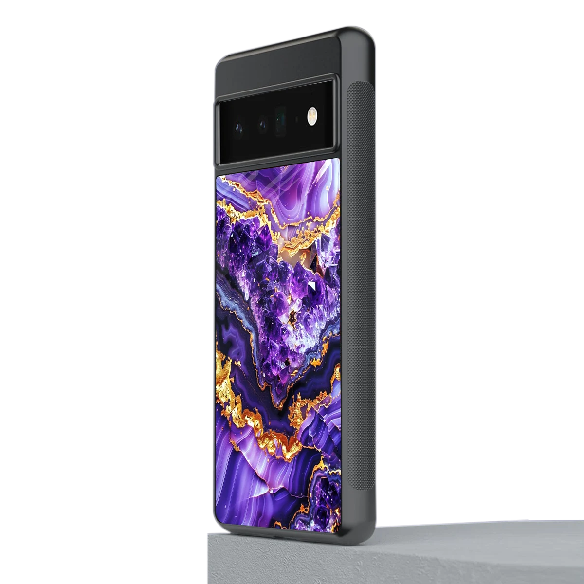 Purple Majesty stylish phone case for google pixel 6 pro | glossy glass and slim fit