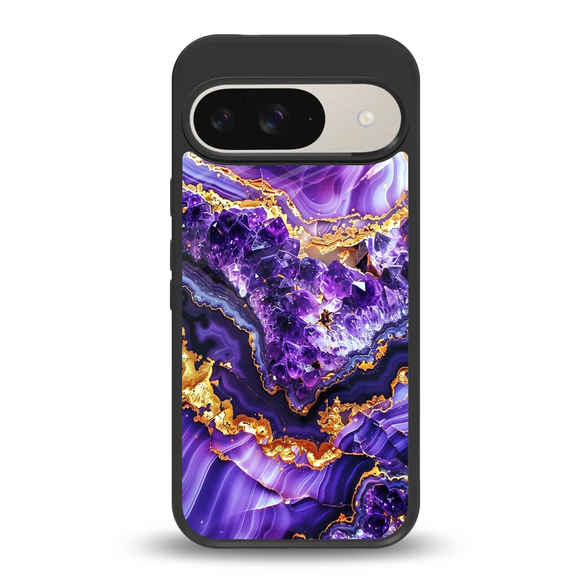 Purple Majesty back phone cover | glass case for google pixel 9