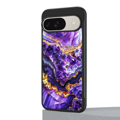 Purple Majesty google pixel 9 mobile cover | shockproof glass phone case