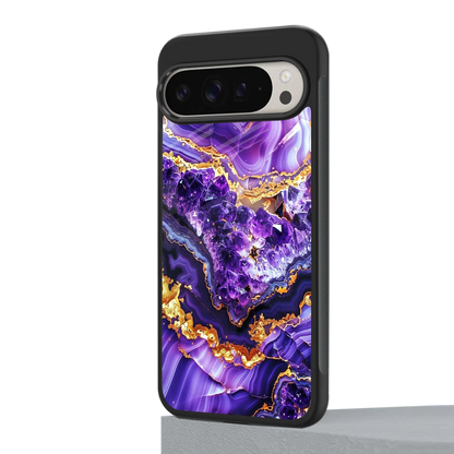 Purple Majesty google pixel 9 pro xl mobile cover | shockproof glass phone case