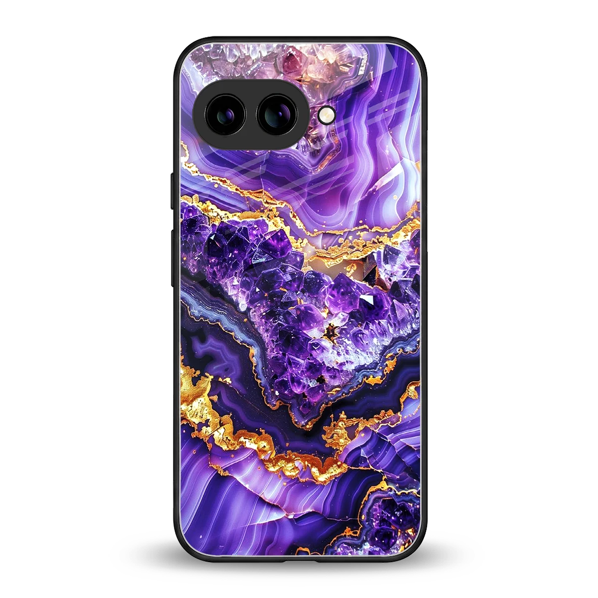 Purple Majesty back phone cover | glass case for google pixel 10a