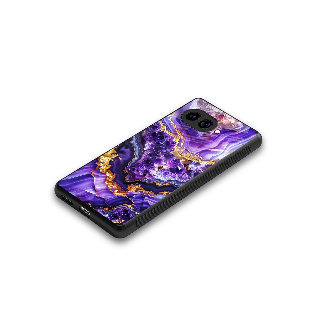 Purple Majesty stylish phone case for google pixel 10a | glossy glass and slim fit