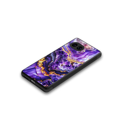 Purple Majesty stylish phone case for google pixel 10a | glossy glass and slim fit