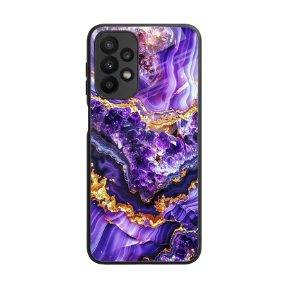 Purple Majesty back phone cover | glass case for samsung galaxy a23