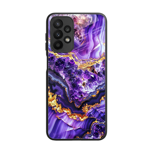 Purple Majesty back phone cover | glass case for samsung galaxy a23