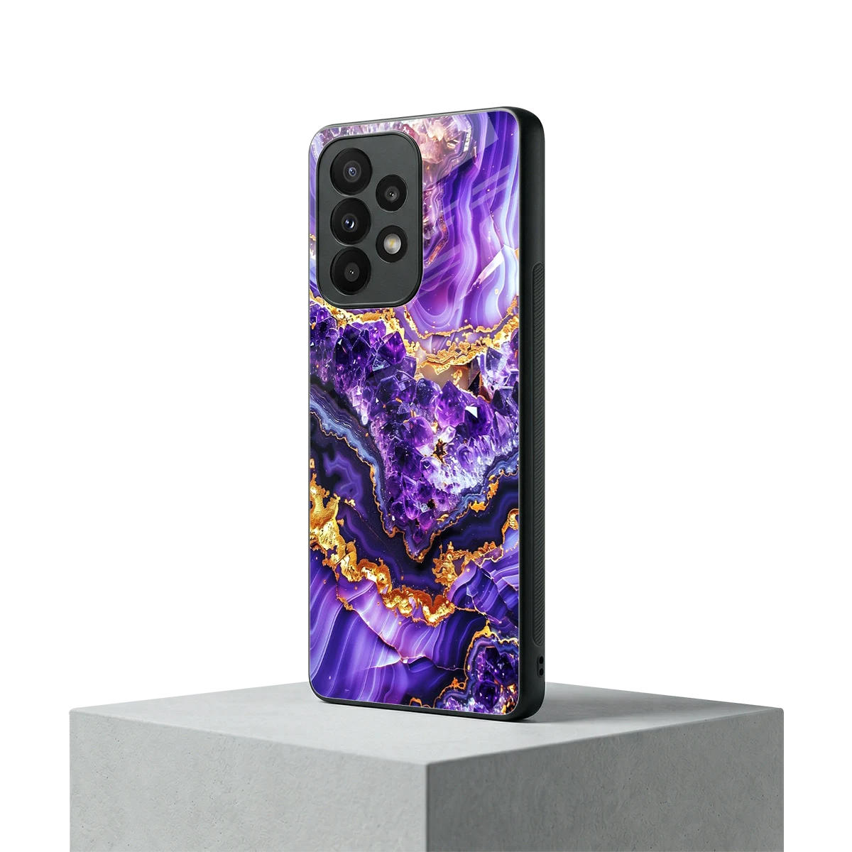 Purple Majesty samsung galaxy a23 mobile cover | shockproof glass phone case