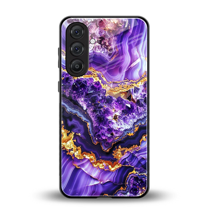 Purple Majesty back phone cover | glass case for samsung galaxy a17 5g