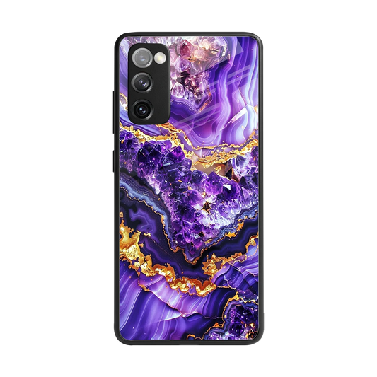 Purple Majesty back phone cover | glass case for samsung galaxy s20 fe