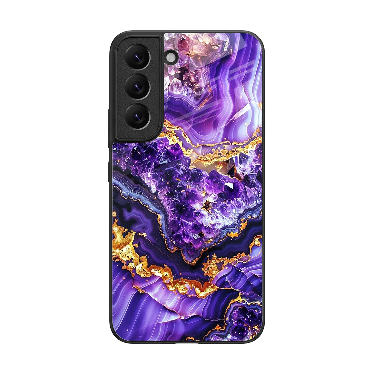 Purple Majesty back phone cover | glass case for samsung galaxy s22