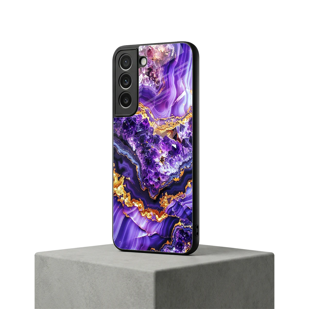 Purple Majesty samsung galaxy s22 mobile cover | shockproof glass phone case