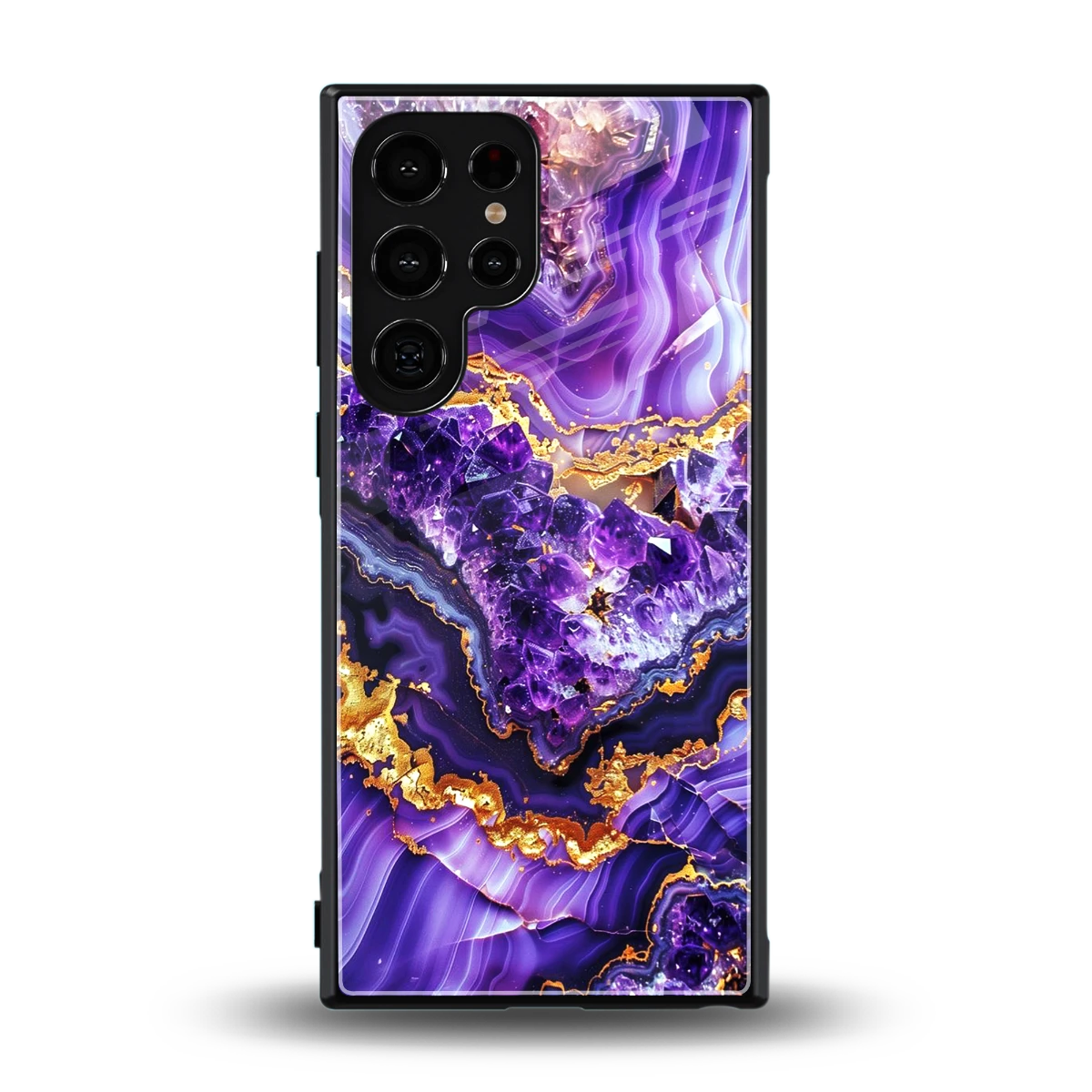 Purple Majesty back phone cover | glass case for samsung galaxy s24 ultra