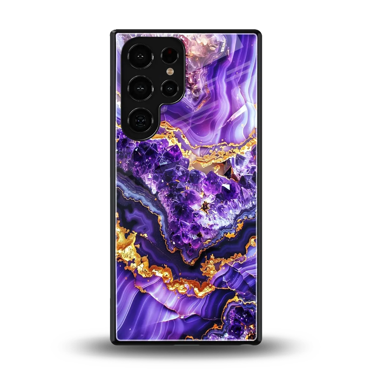 Purple Majesty back phone cover | glass case for samsung galaxy s25 ultra
