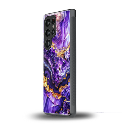 Purple Majesty samsung galaxy s25 ultra mobile cover | shockproof glass phone case