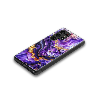 Purple Majesty stylish phone case for samsung galaxy s26 ultra | glossy glass and slim fit