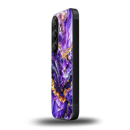 Purple Majesty samsung galaxy s24 mobile cover | shockproof glass phone case