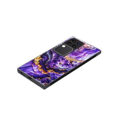 Purple Majesty stylish phone case forvivo v30 pro | glossy glass and slim fit