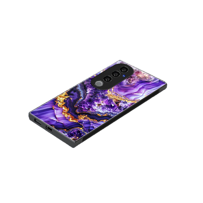 Purple Majesty stylish phone case for vivo v40 pro | glossy glass and slim fit