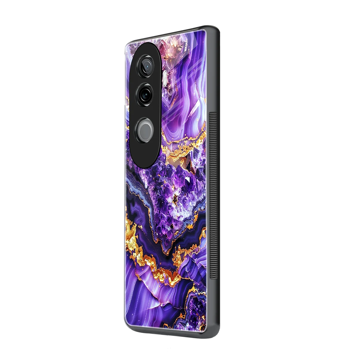 Purple Majesty vivo v40e mobile cover | shockproof glass phone case