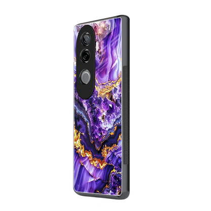 Purple Majesty vivo v40e mobile cover | shockproof glass phone case