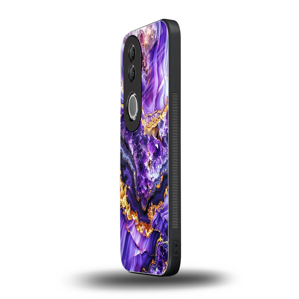 Purple Majesty vivo v50 mobile cover | shockproof glass phone case