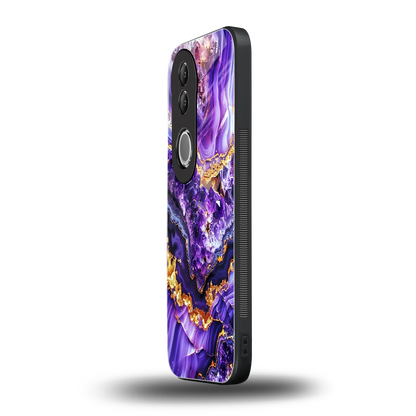Purple Majesty vivo v50 mobile cover | shockproof glass phone case