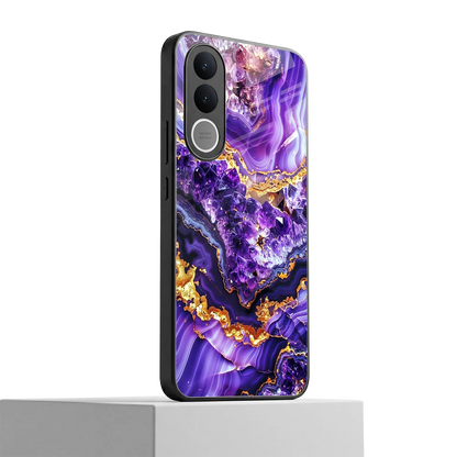 Purple Majesty vivo v70 fe mobile cover | shockproof glass phone case