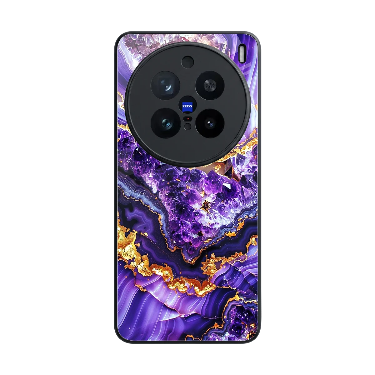Purple Majesty back phone cover | glass case for vivo x200 pro