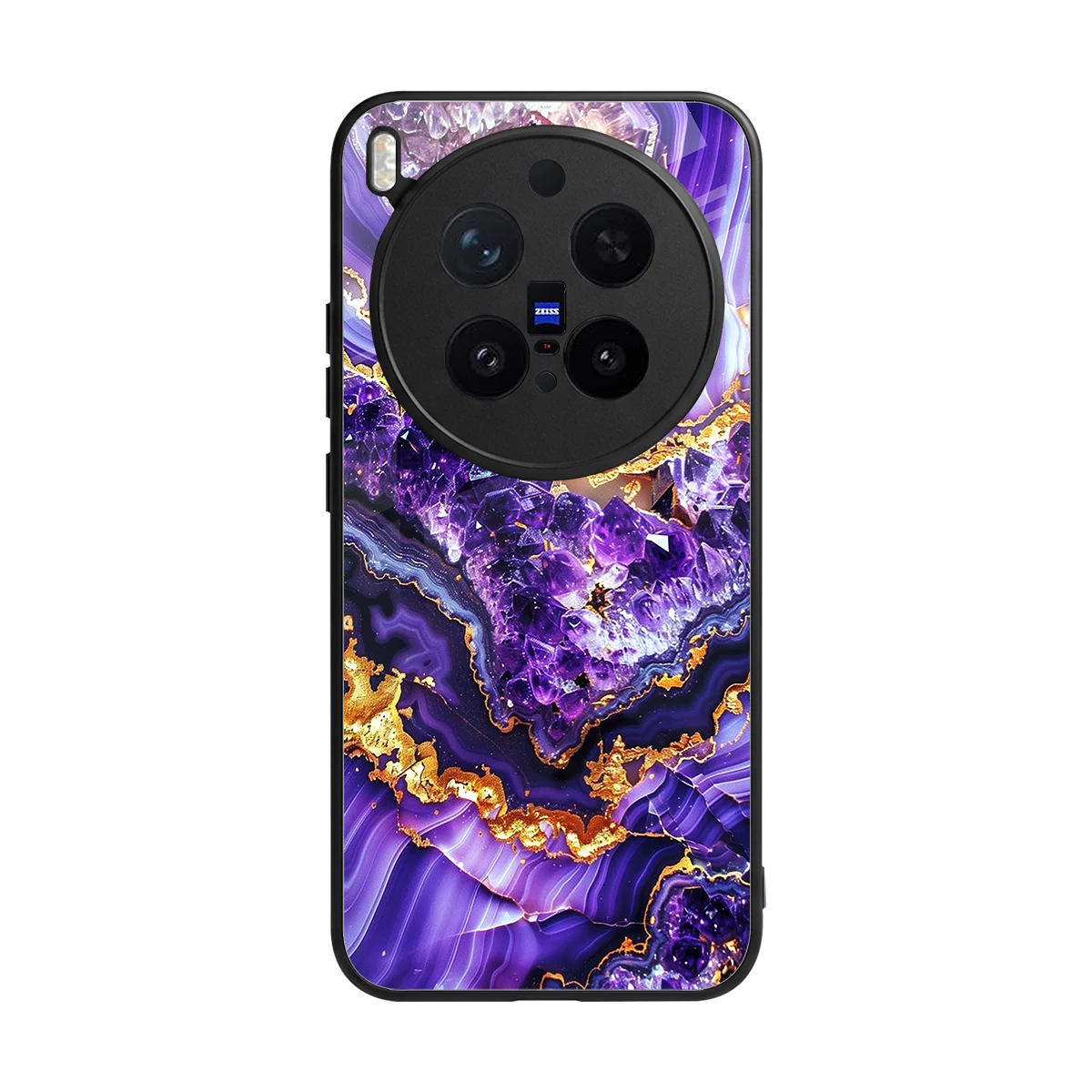 Purple Majesty back phone cover | glass case for vivo x300 pro