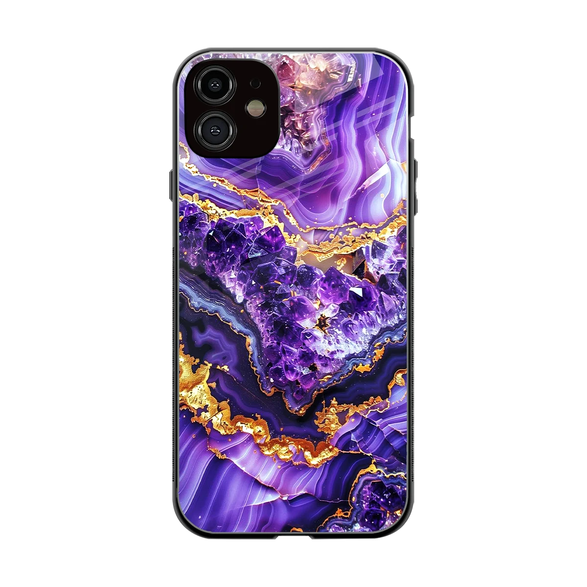 Purple Majesty back phone cover | glass case for iphone 11