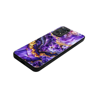 Purple Majesty stylish phone case for redmi note 11 pro | glossy glass and slim fit