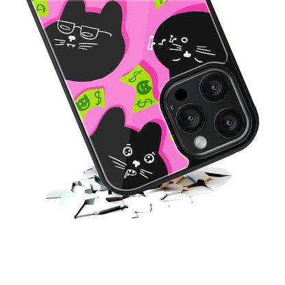 Durable Glass Back Mobile Case for iPhone, Samsung, OnePlus, Google Pixel, Redmi, Vivo, Oppo