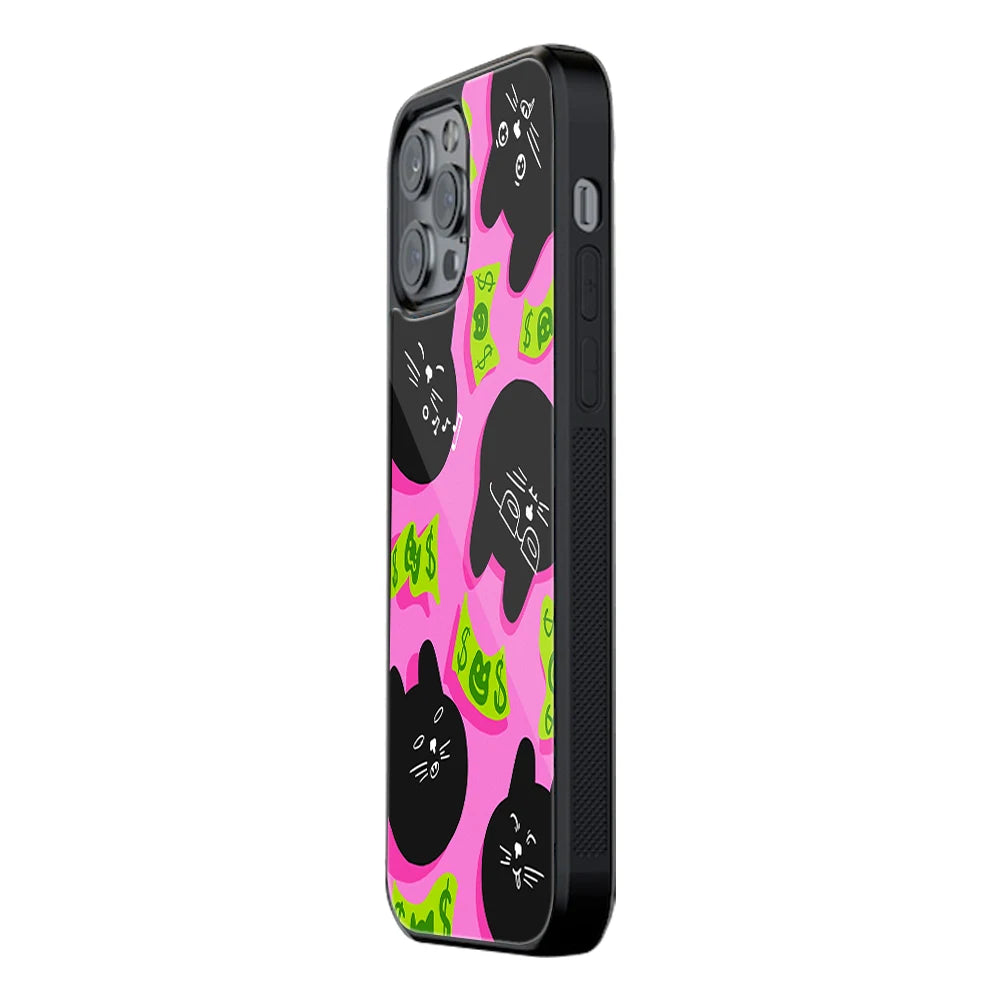 Trendy Glass Back Mobile Case for iPhone, Samsung, Redmi, OnePlus, Google Pixel, Motorola