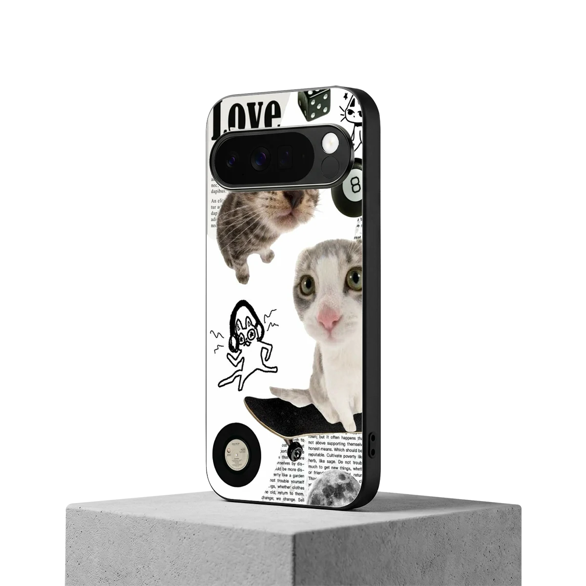 Purrfect Patchwork google pixel 10 pro xl mobile cover | shockproof glass phone case