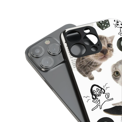 Purrfect Patchwork Phone Case for Iphone 16 | Glass Case