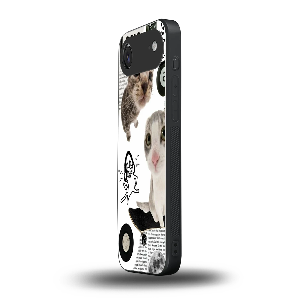 Purrfect Patchwork iphone air mobile cover | shockproof glass phone case