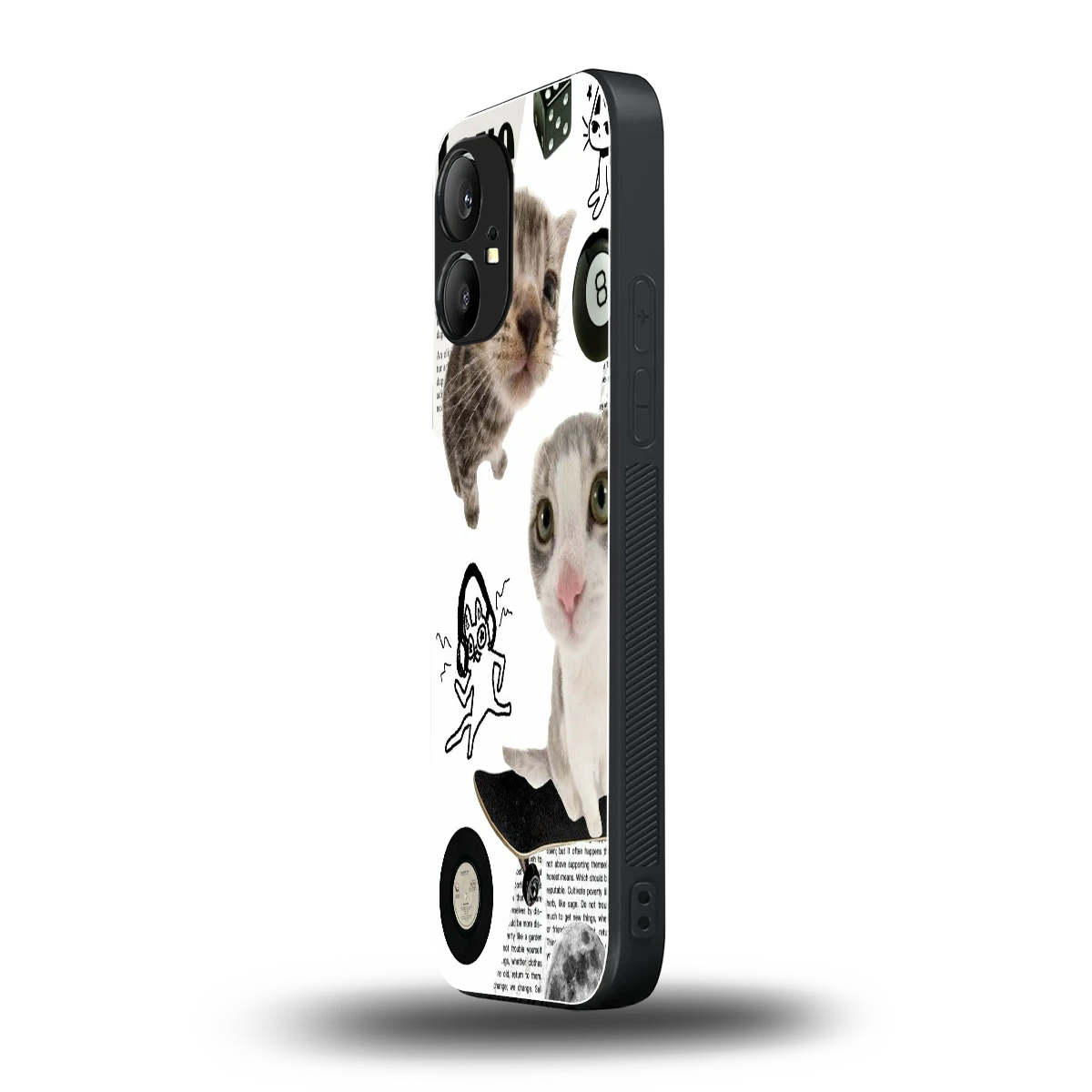 Purrfect Patchwork nothing phone 1 mobile cover | shockproof glass phone case