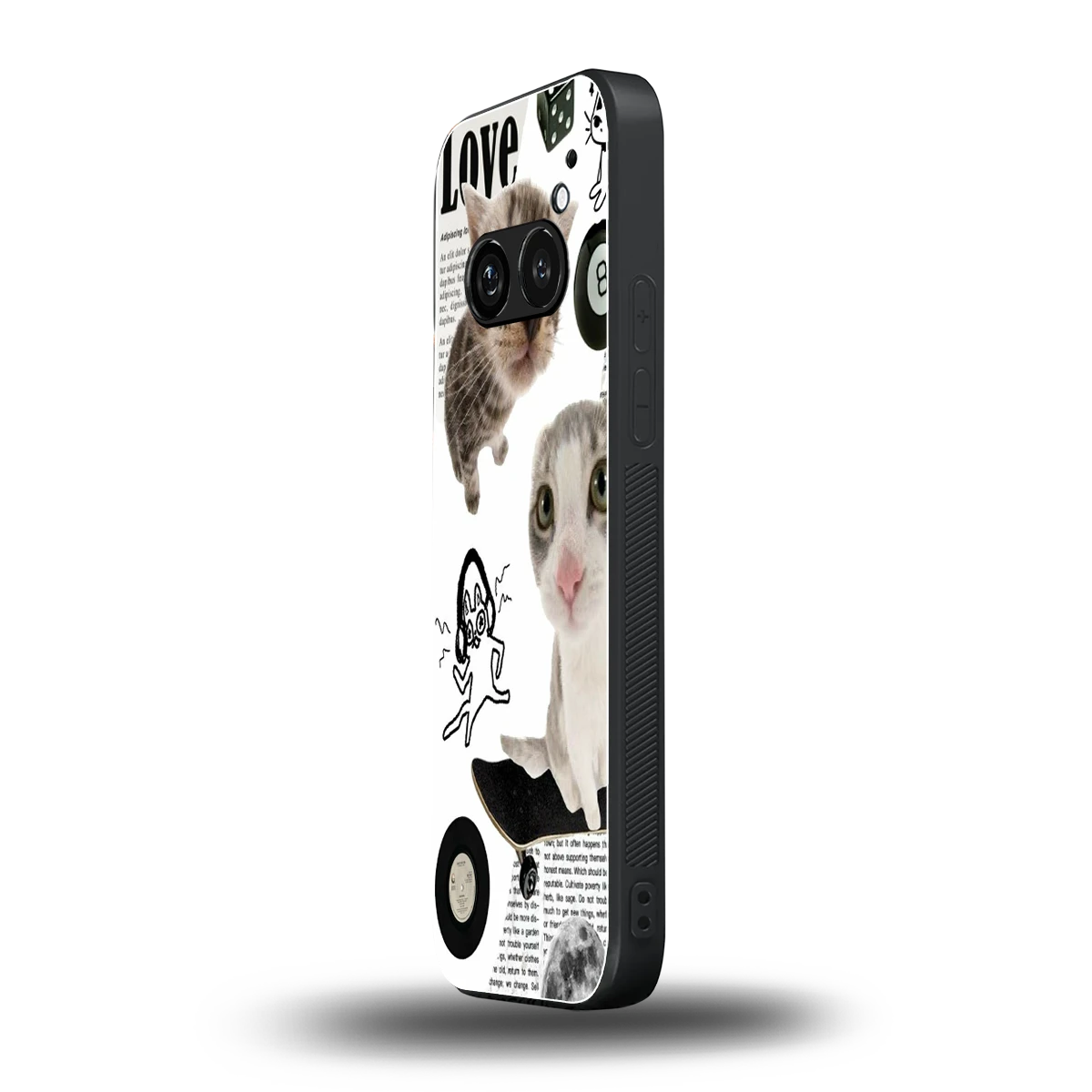 Purrfect Patchwork nothing phone 2a mobile cover | shockproof glass phone case