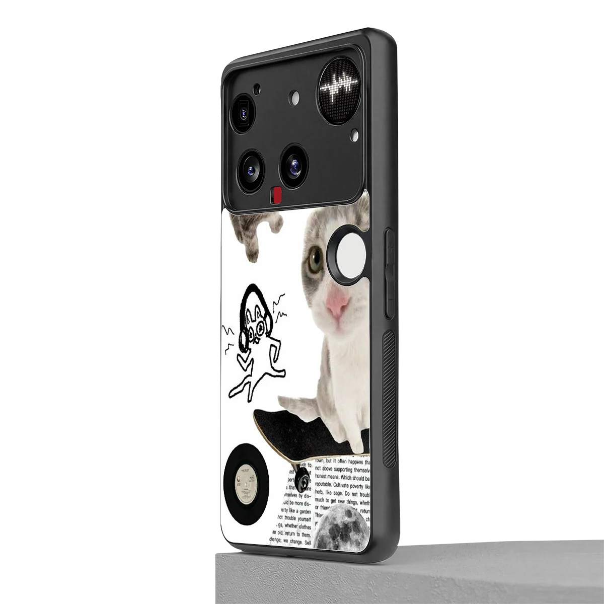 Purrfect Patchwork nothing phone 3 mobile cover | shockproof glass phone case