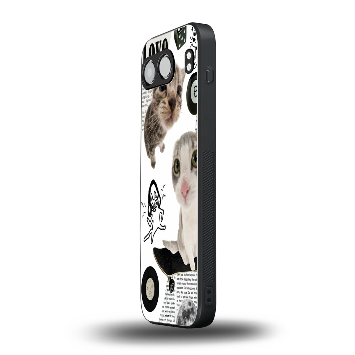 Purrfect Patchwork oneplus nord 4 mobile cover | shockproof glass phone case