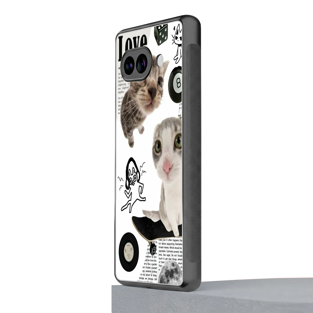 Purrfect Patchwork google pixel 10a mobile cover | shockproof glass phone case