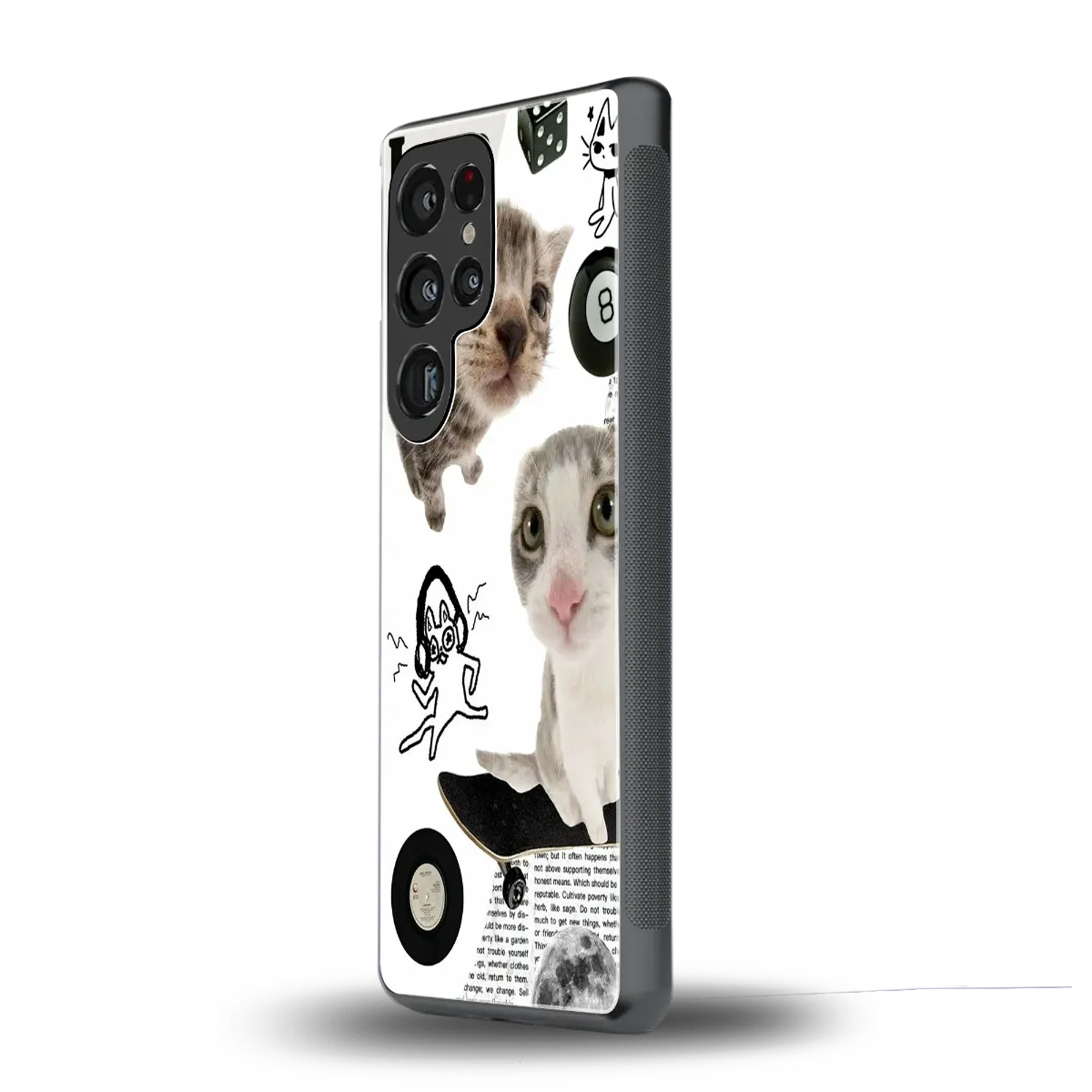 Purrfect Patchwork samsung galaxy s26 ultra mobile cover | shockproof glass phone case