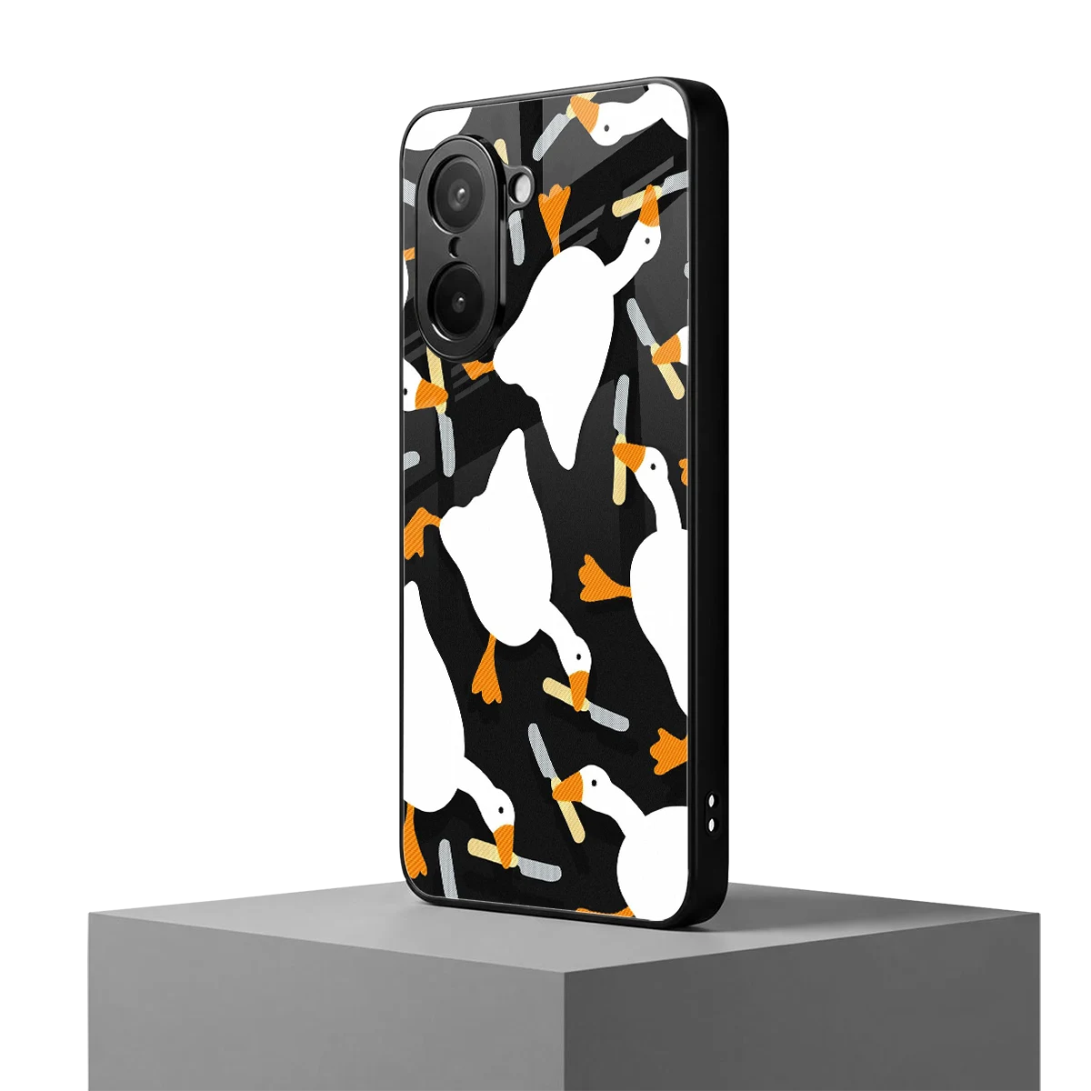 Quack Attack oneplus nord ce5 5g mobile cover | shockproof glass phone case