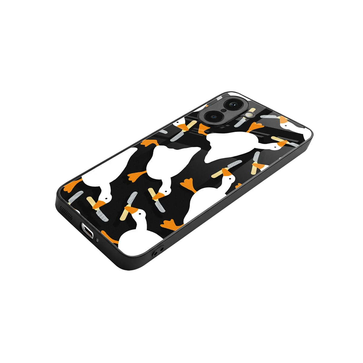 Quack Attack stylish phone case for oneplus nord ce5 5g | glossy glass and slim fit